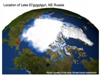 Озеро Эльгыгытгын расположено в 100 км к северу от Северного полярного круга (Источник: Arctic Climate Impact Assessment) : vrez1b.jpg