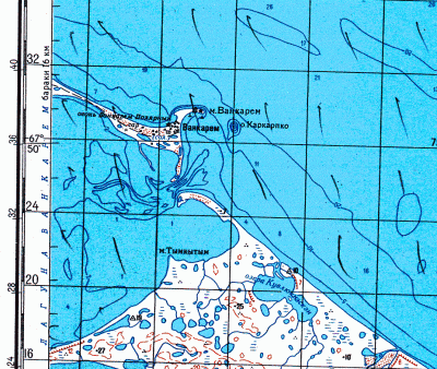  q01-05_06  Ванкарем. Масштаб 1  200 000. Состояние местности на 1970-71 год. Издание 1978 г..gif