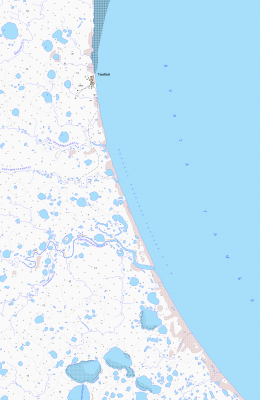  Топографическая карта ггц лист R-42-024-C,D 500м Тамбей.png