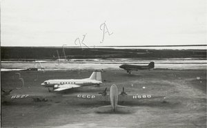  Н-527 Ли-2 Н-549 Ли-2 Н-580 Ли-2 Н-625 Ил-14 1957 Кресты колымские копия.jpg