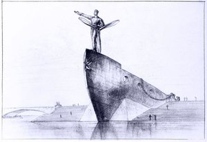  2.Проект памятника челюскинцам. скульптор В.И. Мухина. 1937 г..jpg